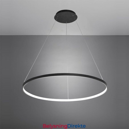 Pendellampe I Akryl, Sirkelformet Hengelampe
