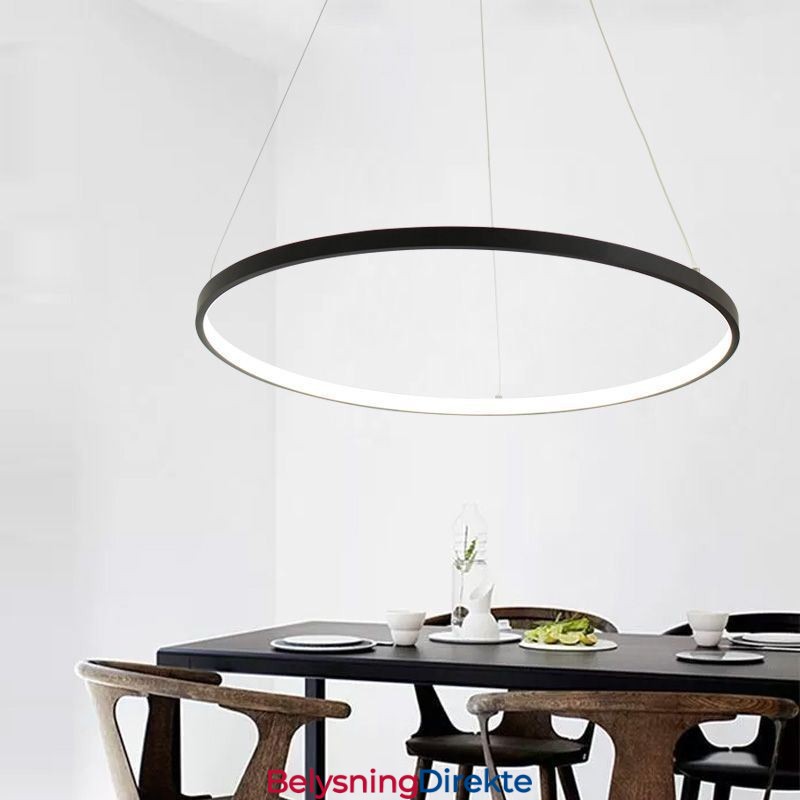 Pendellampe I Akryl, Sirkelformet Hengelampe