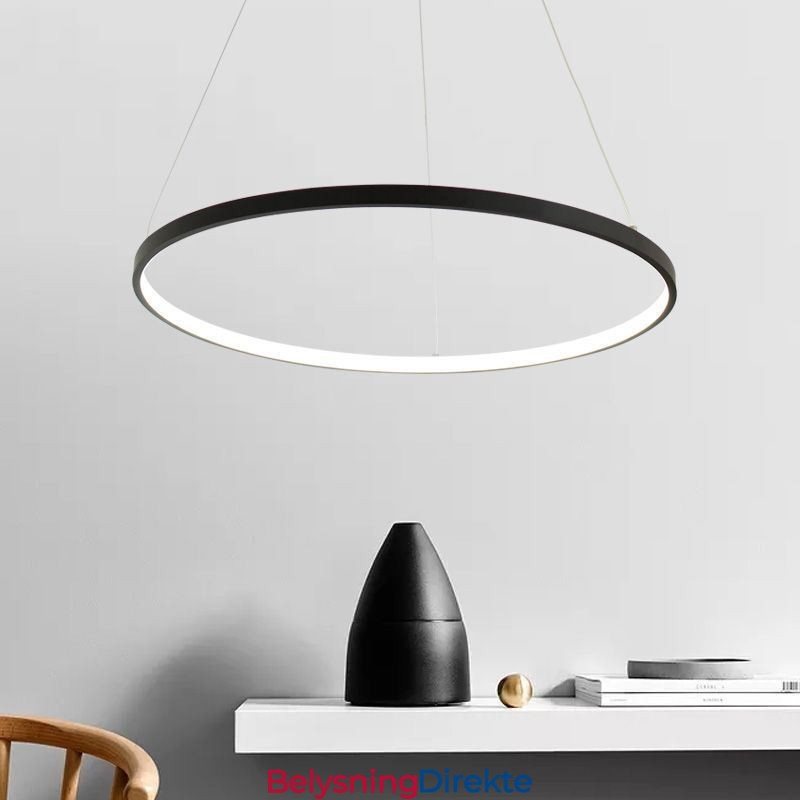 Pendellampe I Akryl, Sirkelformet Hengelampe