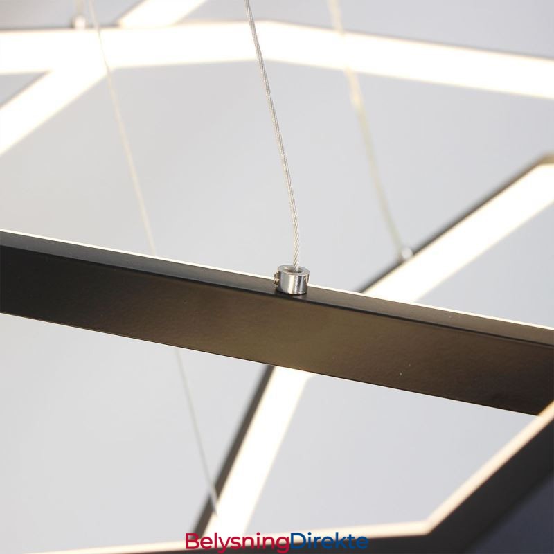 Moderne Sekskantet Hengelampe