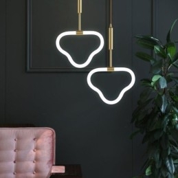 Moderne Taklampe Dimbar Akryl Taklampe