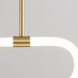 Moderne Taklampe Dimbar Akryl Taklampe