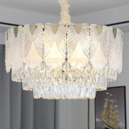 Krystall Pendellampe Lace Rund Taklampe