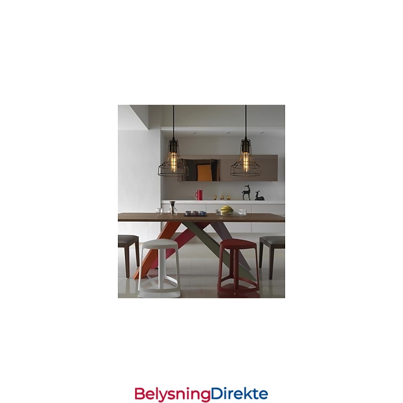 Europeisk Stil Vintage Lysekrone For Svart Anhengslampe