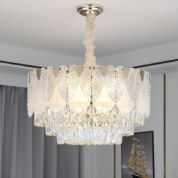 Krystall Pendellampe Lace Rund Taklampe