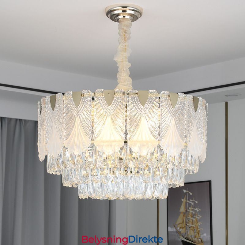 Krystall Pendellampe Lace Rund Taklampe