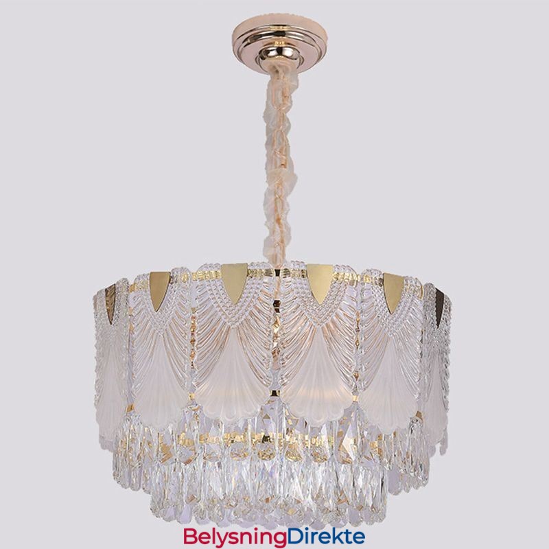 Krystall Pendellampe Lace Rund Taklampe