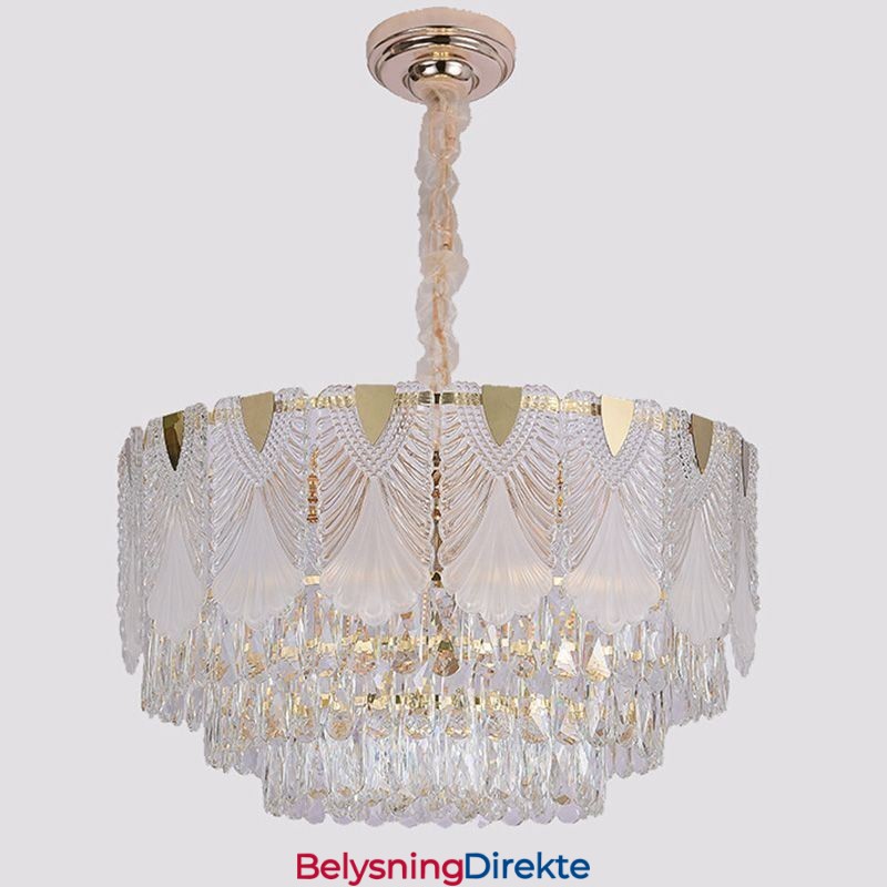 Krystall Pendellampe Lace Rund Taklampe