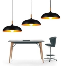 Moderne Pendellampe Minimalistisk Dekorativ Lampe Svart/Hvit