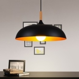Moderne Pendellampe Minimalistisk Dekorativ Lampe Svart/Hvit