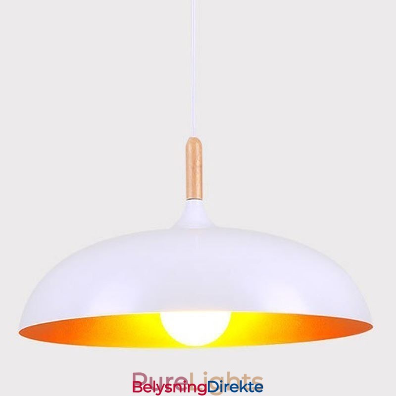 Moderne Pendellampe Minimalistisk Dekorativ Lampe Svart/Hvit