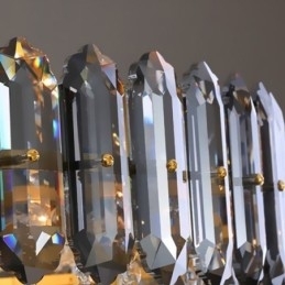 Krystall Pendellampe Konisk Hengende Lysarmatur