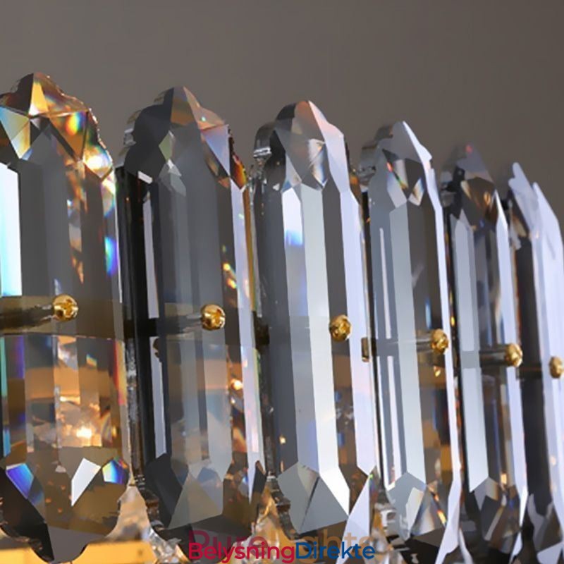 Krystall Pendellampe Konisk Hengende Lysarmatur