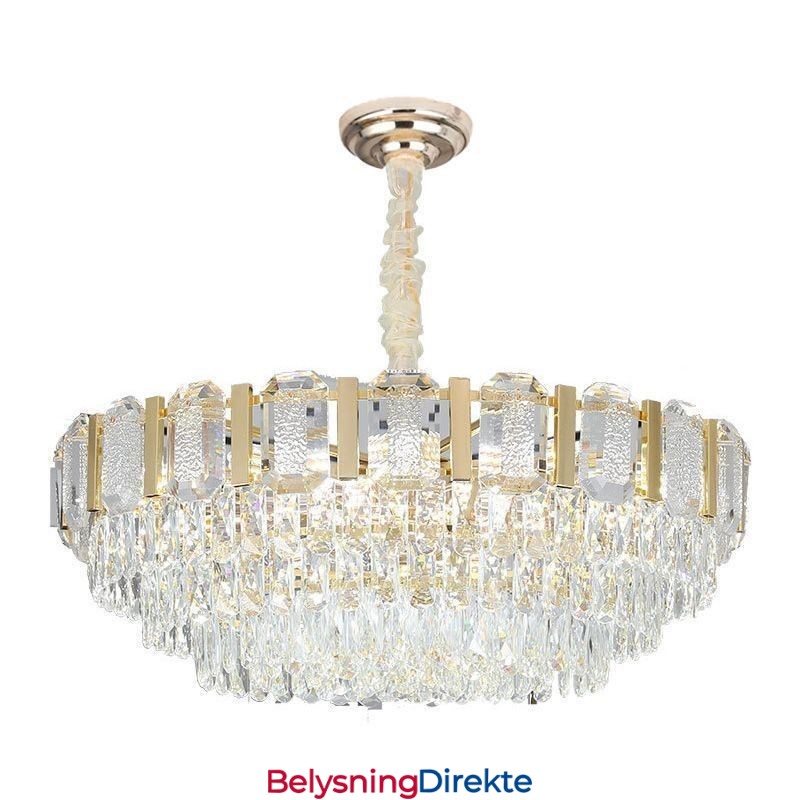 Krystall Pendellampe Rund Taklampe