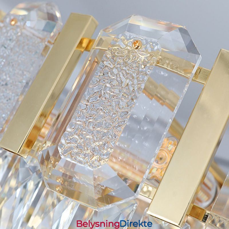 Krystall Pendellampe Rund Taklampe