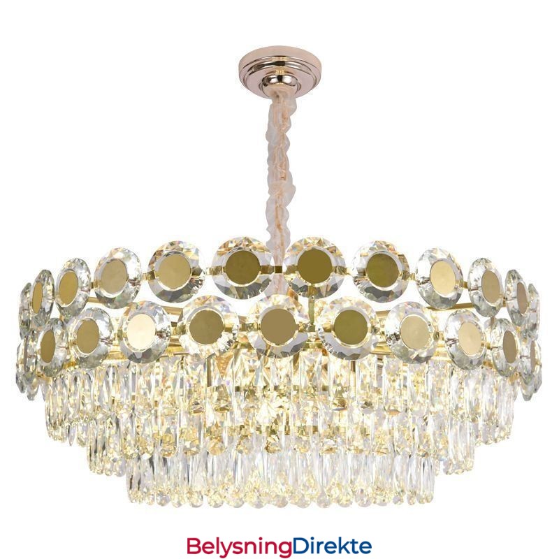 Moderne Krystall Pendellampe I Takbelysning