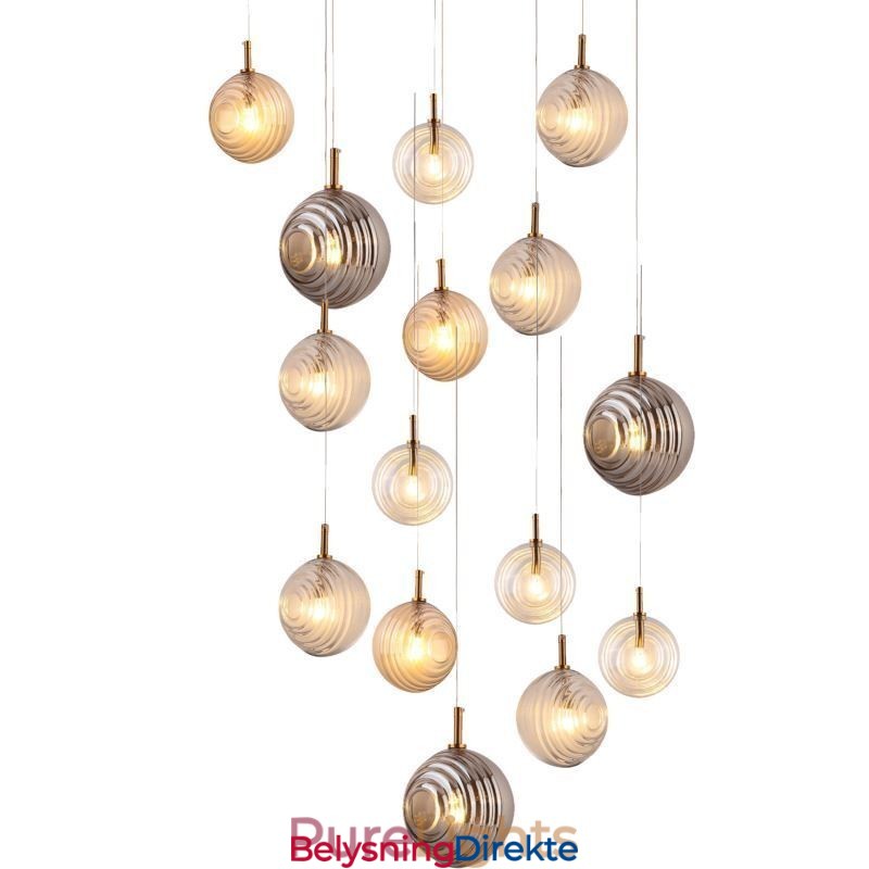 Glass Pendellampe Kreativ Dekorativ Glasskule Loft