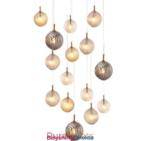 Glass Pendellampe Kreativ Dekorativ Glasskule Loft