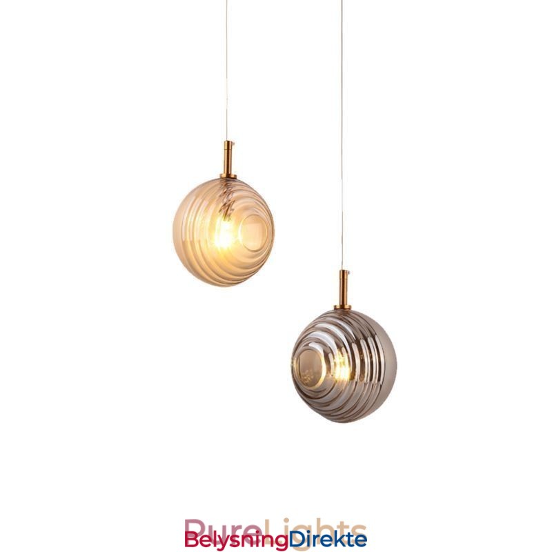 Glass Pendellampe Kreativ Dekorativ Glasskule Loft