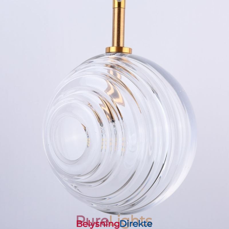 Glass Pendellampe Kreativ Dekorativ Glasskule Loft