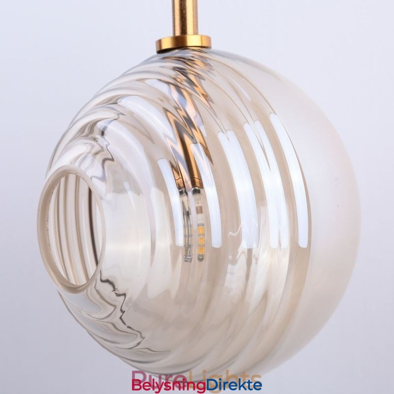 Glass Pendellampe Kreativ Dekorativ Glasskule Loft