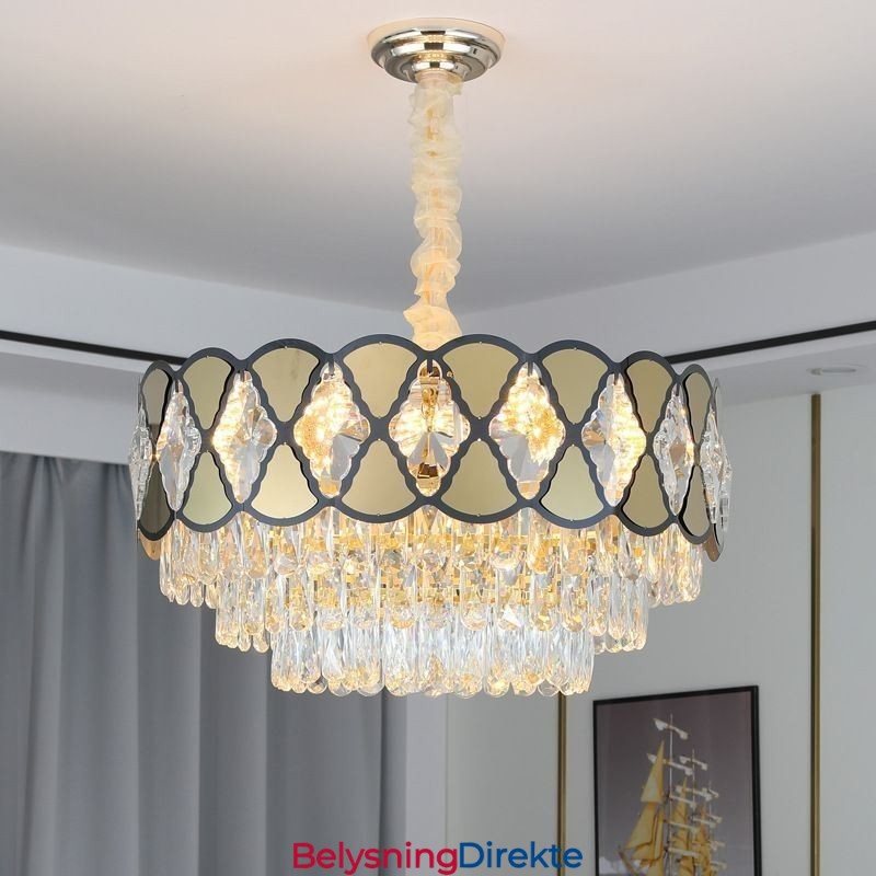 Krystall Pendellampe Moderne Blonde Taklamper
