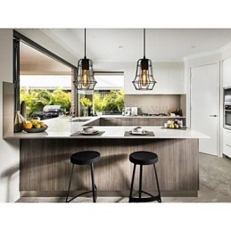 Stilig Vintage Lysekrone I Europeisk Stil For Svart Pendellampe