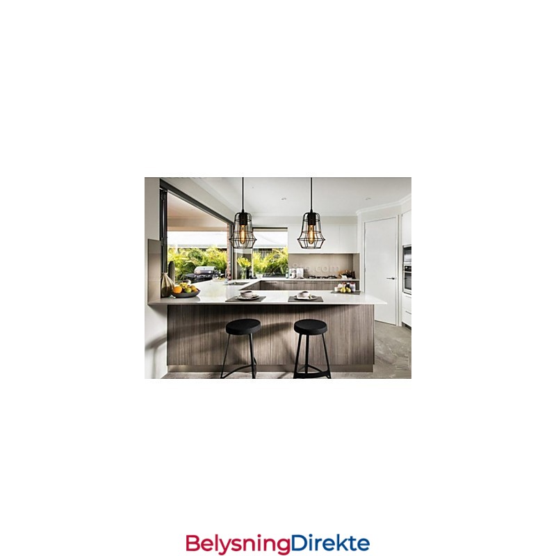 Stilig Vintage Lysekrone I Europeisk Stil For Svart Pendellampe