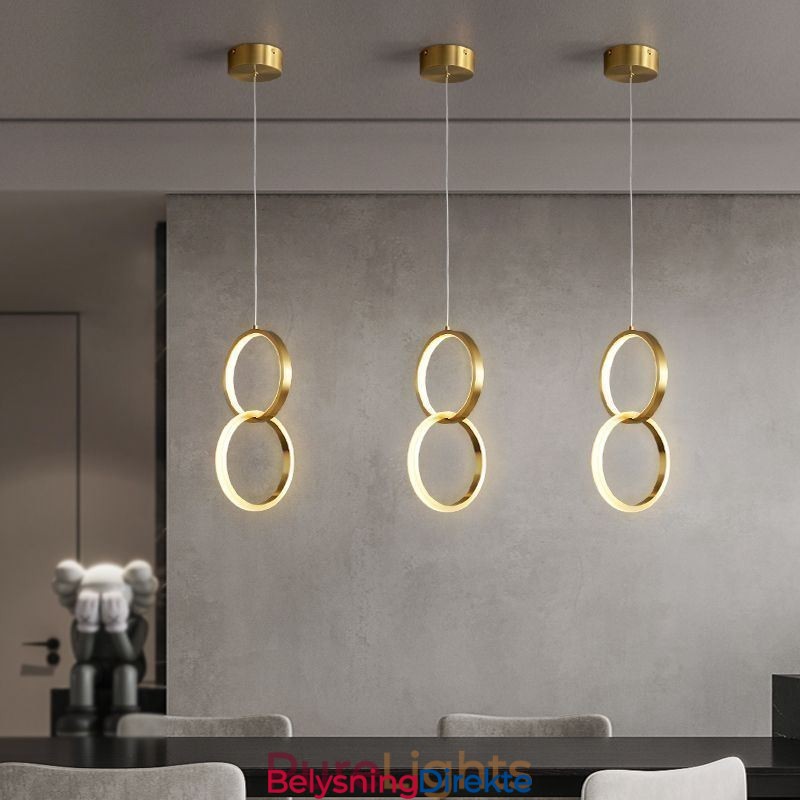 Pendellampe Messingringer Dekorativ Lampe