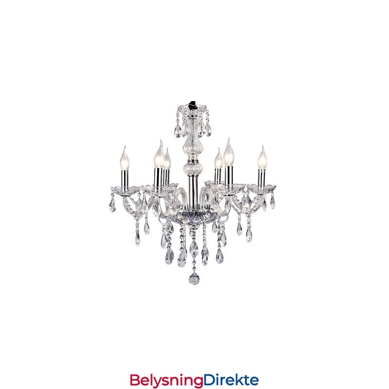 Moderne, Samtidskunstnerisk Galvanisert Metalllysekrone