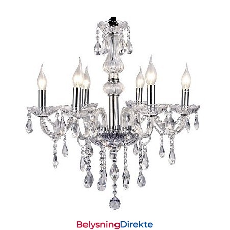 Moderne, Samtidskunstnerisk Galvanisert Metalllysekrone