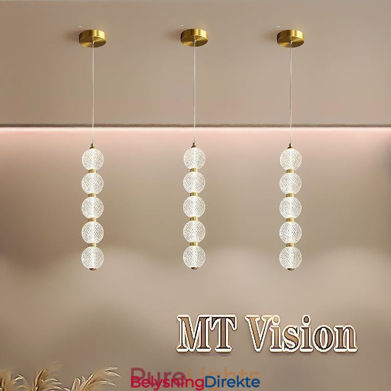 Pendellampe Akryl Perle Dekorativ Belysning