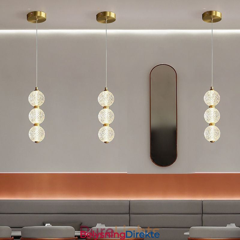 Pendellampe Akryl Perle Dekorativ Belysning