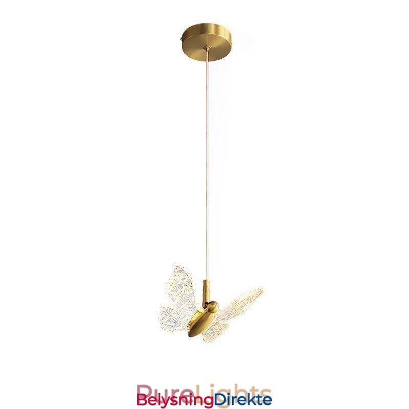 Pendellampe I Akryl, Sommerfugllampe I Taket