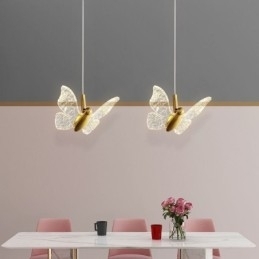 Pendellampe I Akryl, Sommerfugllampe I Taket