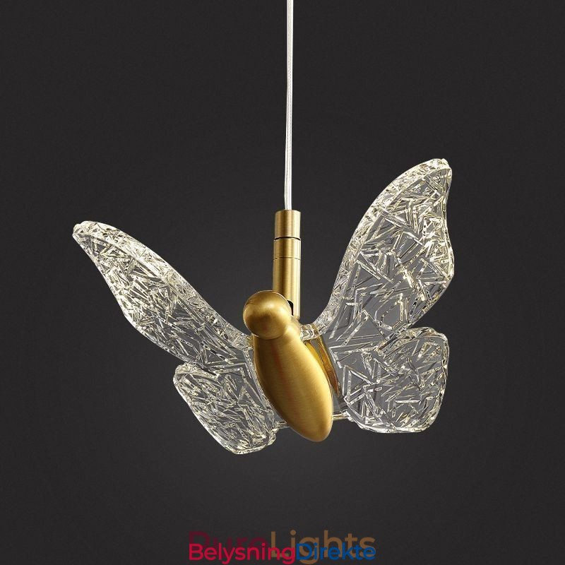 Pendellampe I Akryl, Sommerfugllampe I Taket