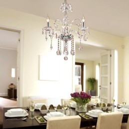 Rustikk Hyttekrystall Andre Krystalllysekrone