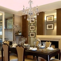 Rustikk Hyttekrystall Andre Krystalllysekrone