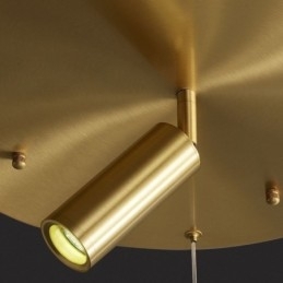 Pendellampe I Akryl Med Ringlampe Og Spotlight