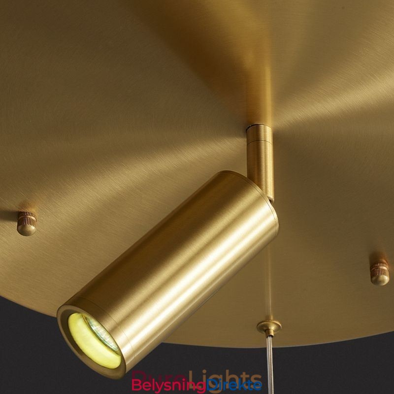 Pendellampe I Akryl Med Ringlampe Og Spotlight