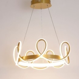 Moderne Hengelampe Crown Pendellampe Aluminium 1 Lyspære