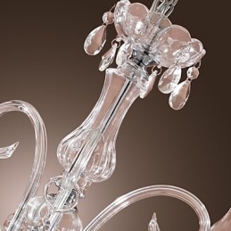 Rustikk Hyttekrystall Andre Krystalllysekrone