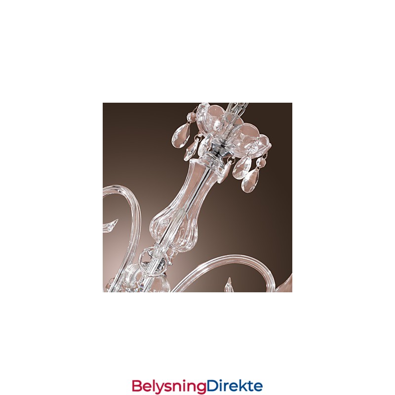 Rustikk Hyttekrystall Andre Krystalllysekrone