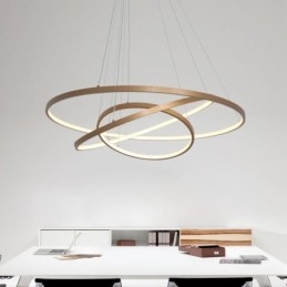 Pendellampe Moderne Lysekronebelysning Taklampe Med 3 Ringer
