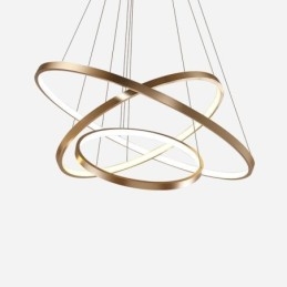 Pendellampe Moderne Lysekronebelysning Taklampe Med 3 Ringer