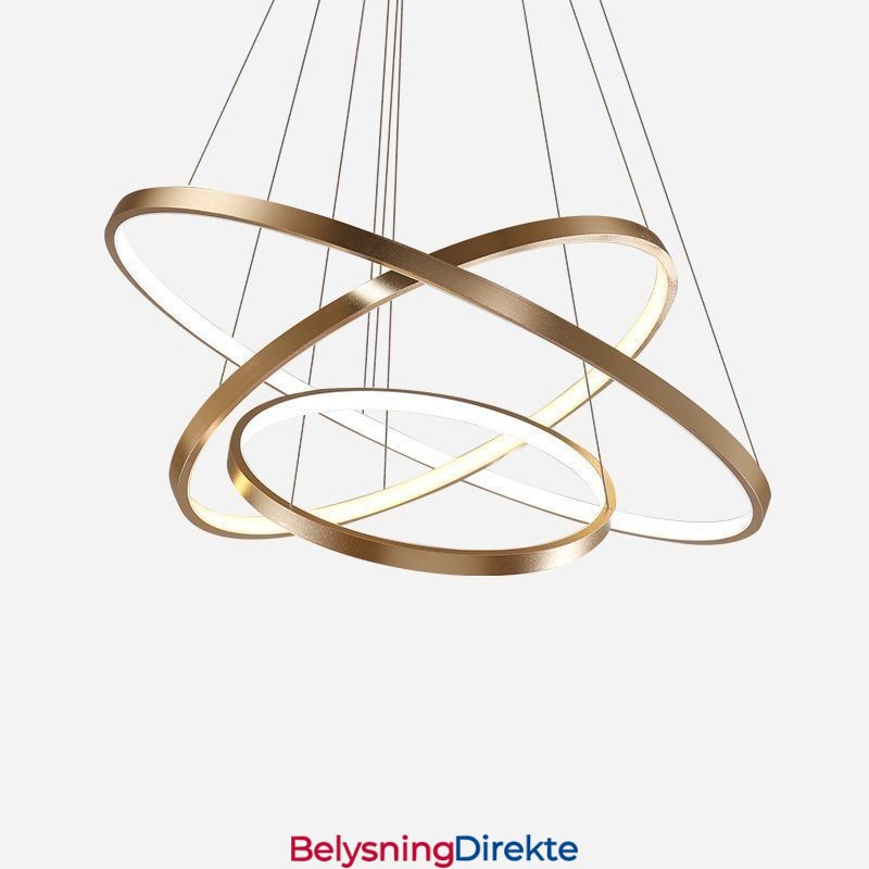 Pendellampe Moderne Lysekronebelysning Taklampe Med 3 Ringer