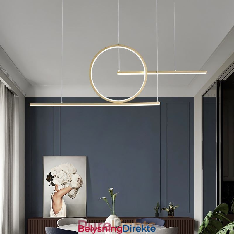 Minimalistisk Dekorativ Lampe Med Pendellampe