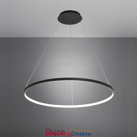 Pendellampe I Akryl, Sirkelformet Hengelampe