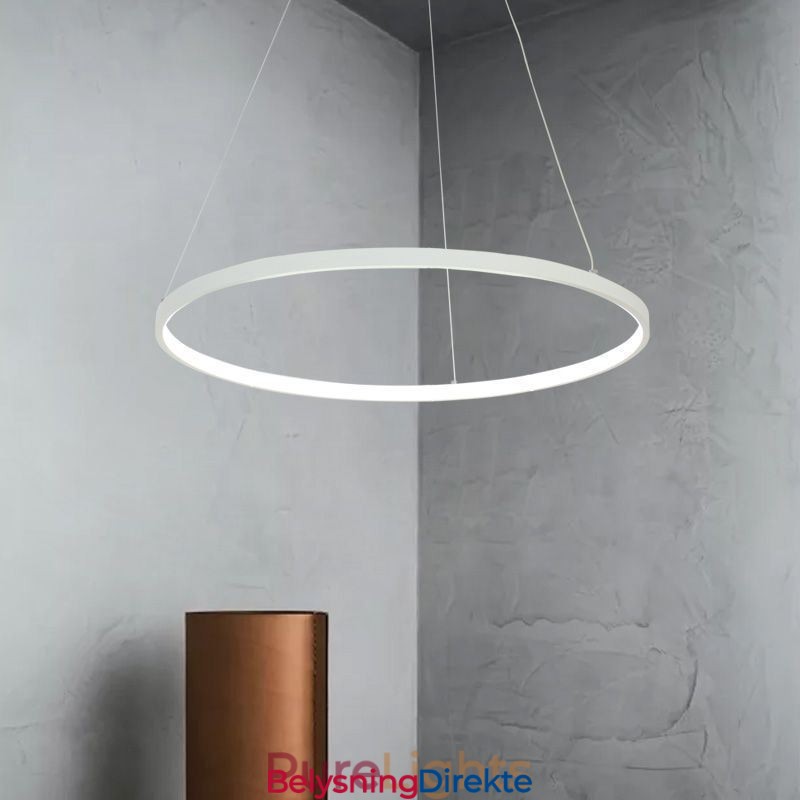 Pendellampe I Akryl, Sirkelformet Hengelampe