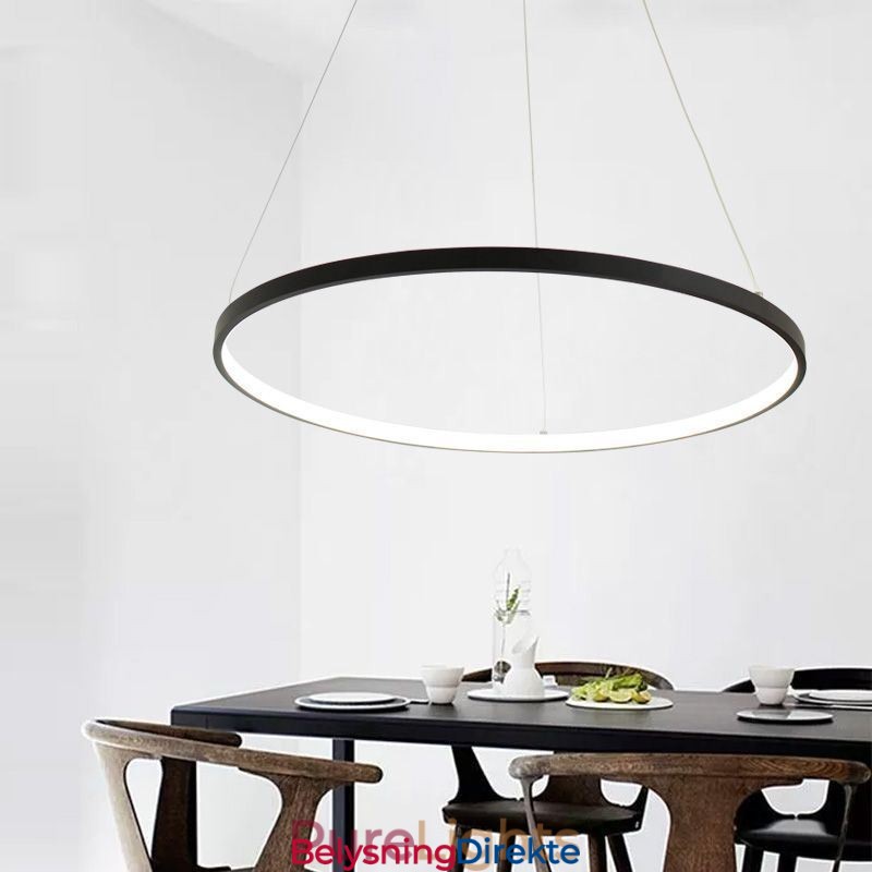 Pendellampe I Akryl, Sirkelformet Hengelampe